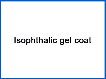 Isophthalic gel coat